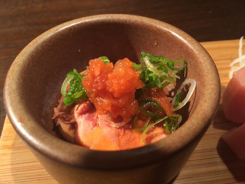 Akikos' Restaurant - ankimo (monkfish liver pate)