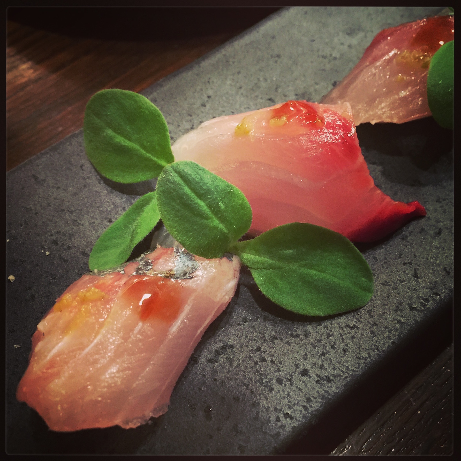 Akiko's Restaurant - shima aji sashimi