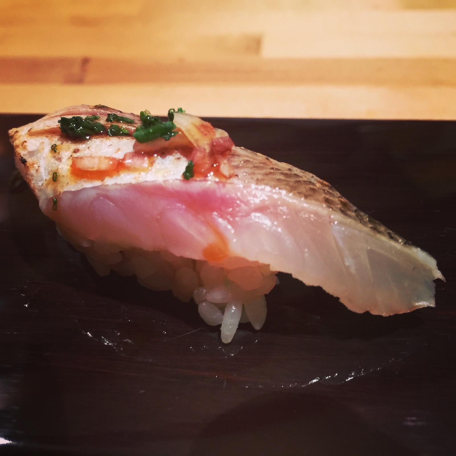 Sushi Ran - barracuda nigiri