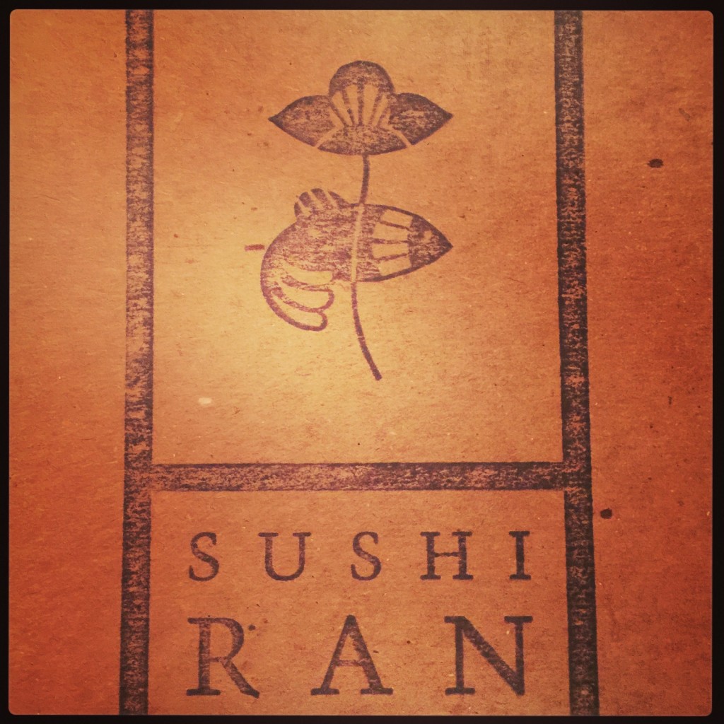 Sushi Ran - menu