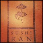 Sushi Ran - menu
