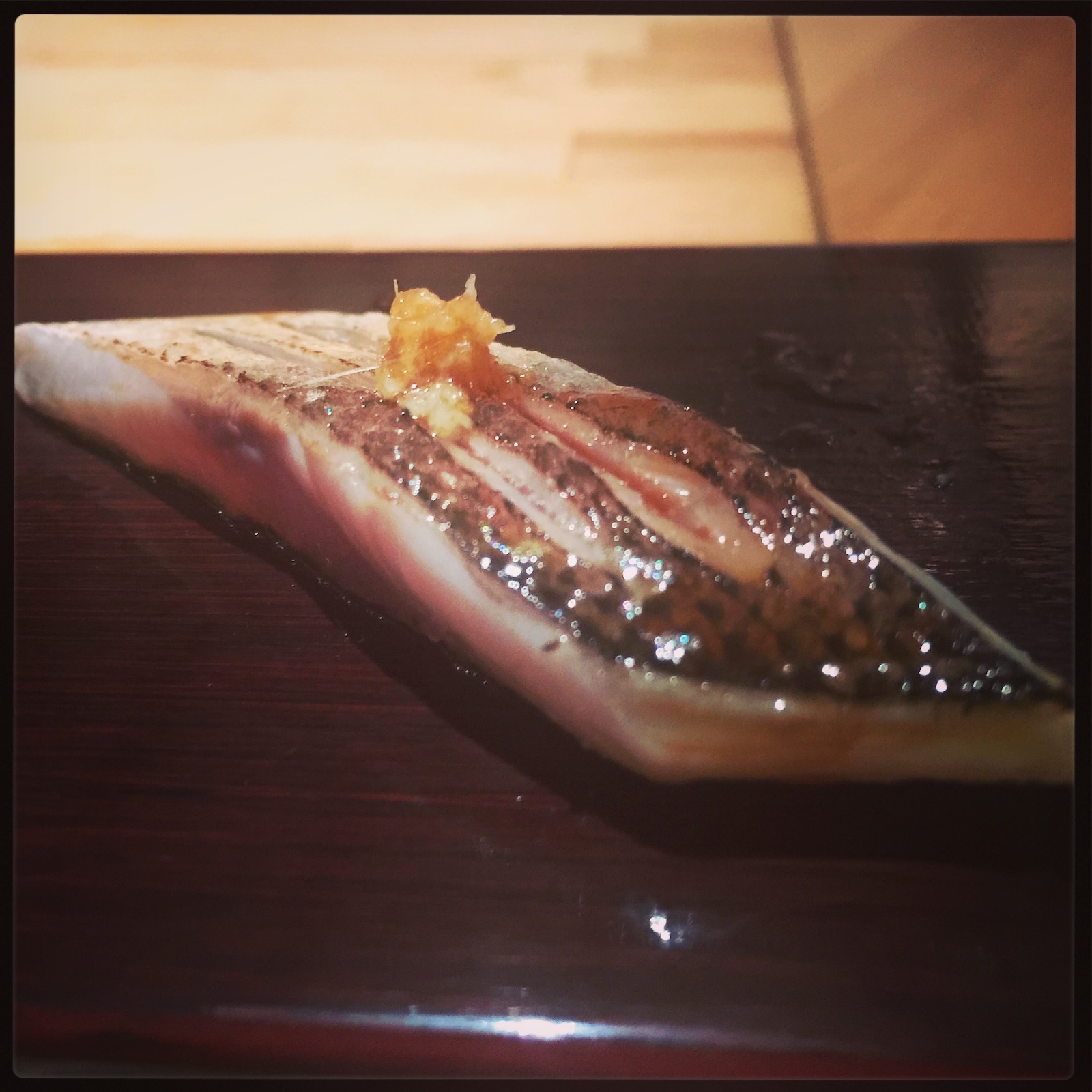 Sushi Ran - omakase - kamasu sashimi