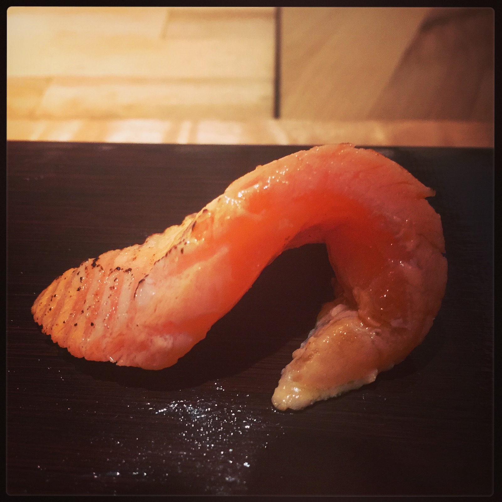 Sushi Ran - omakase - zuke sake sashimi