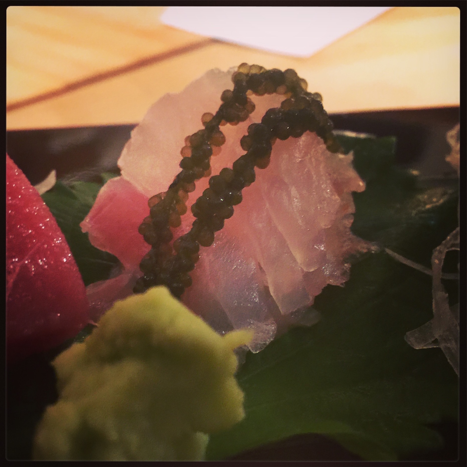 Sushi Ran - sashimi platter - ara