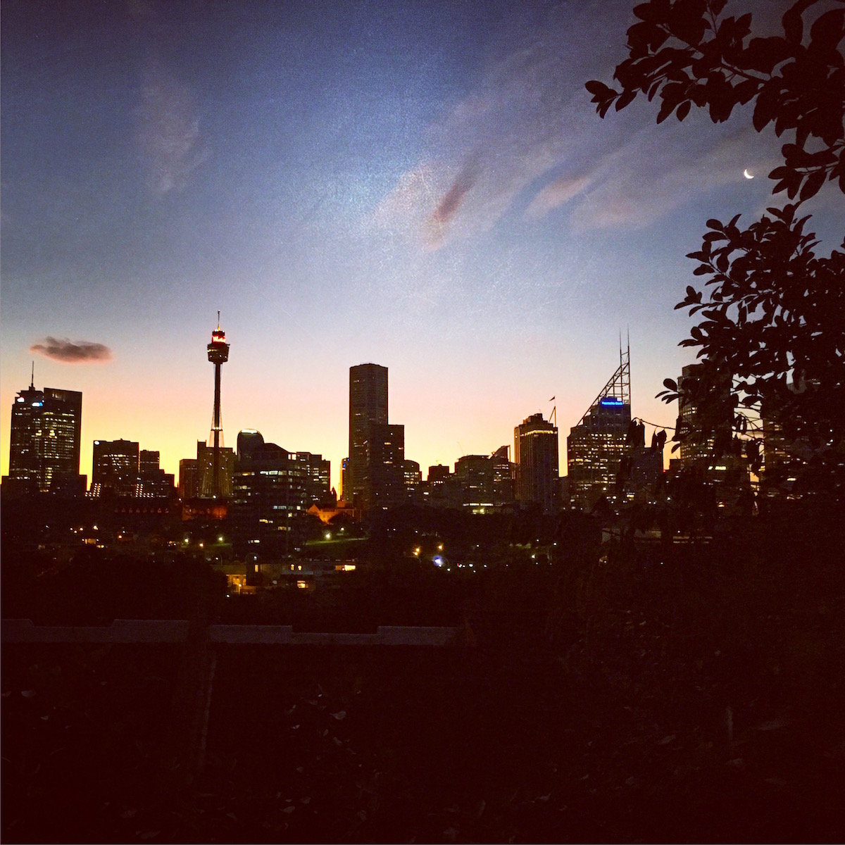 Sunset in Potts Point