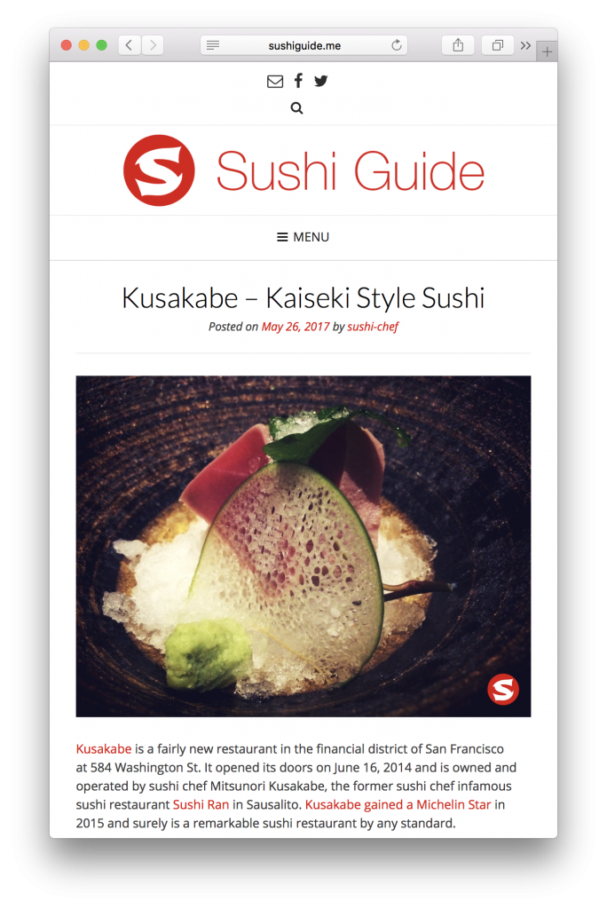 Sushi Guide - review (responsive)