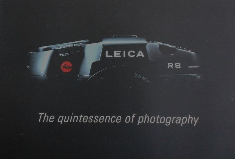 Leica R8 - the quintessence of photography