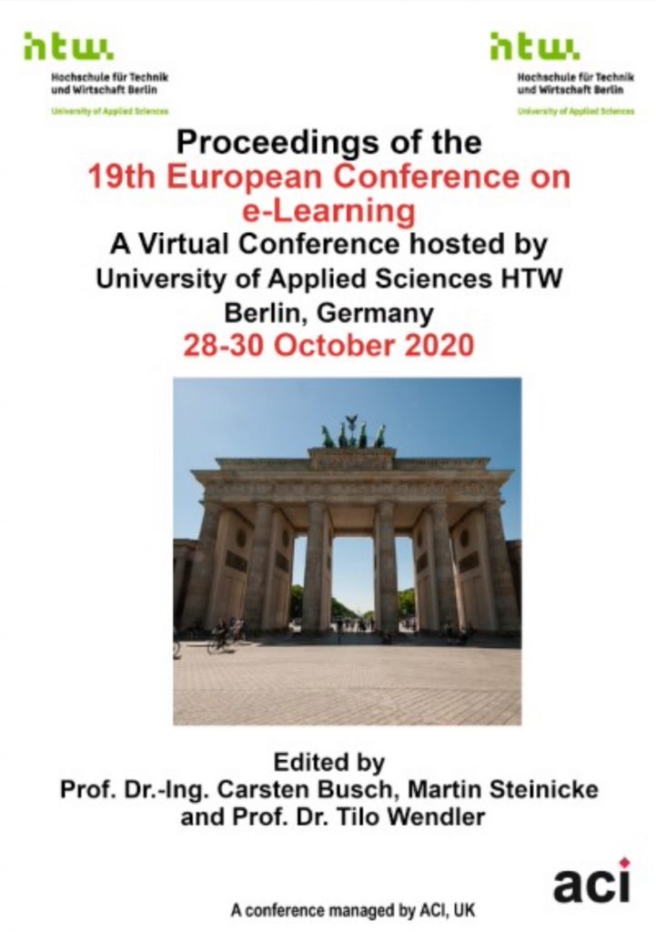 19th European Conference on e-Learning ECEL 2020 Proceedings