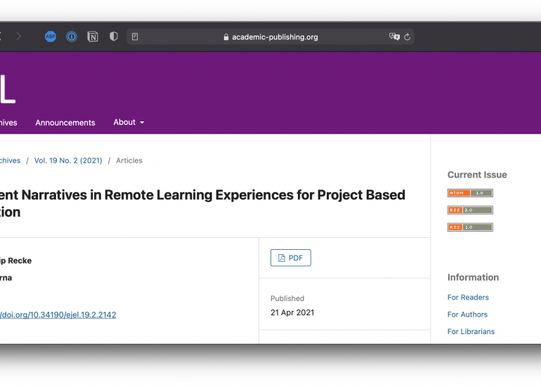 Electronic Journal of e-Learning 19(2), pp. 59-70